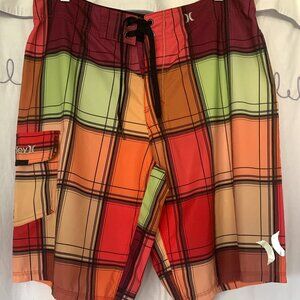 Hurley Phantom Surf Trunks Board Shorts Swim Trunks 34